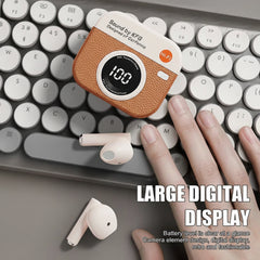 X73 Retro Camera Design TWS Wireless Earbuds