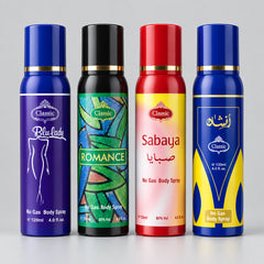 Classic Women's Body Spray - Pack of 4