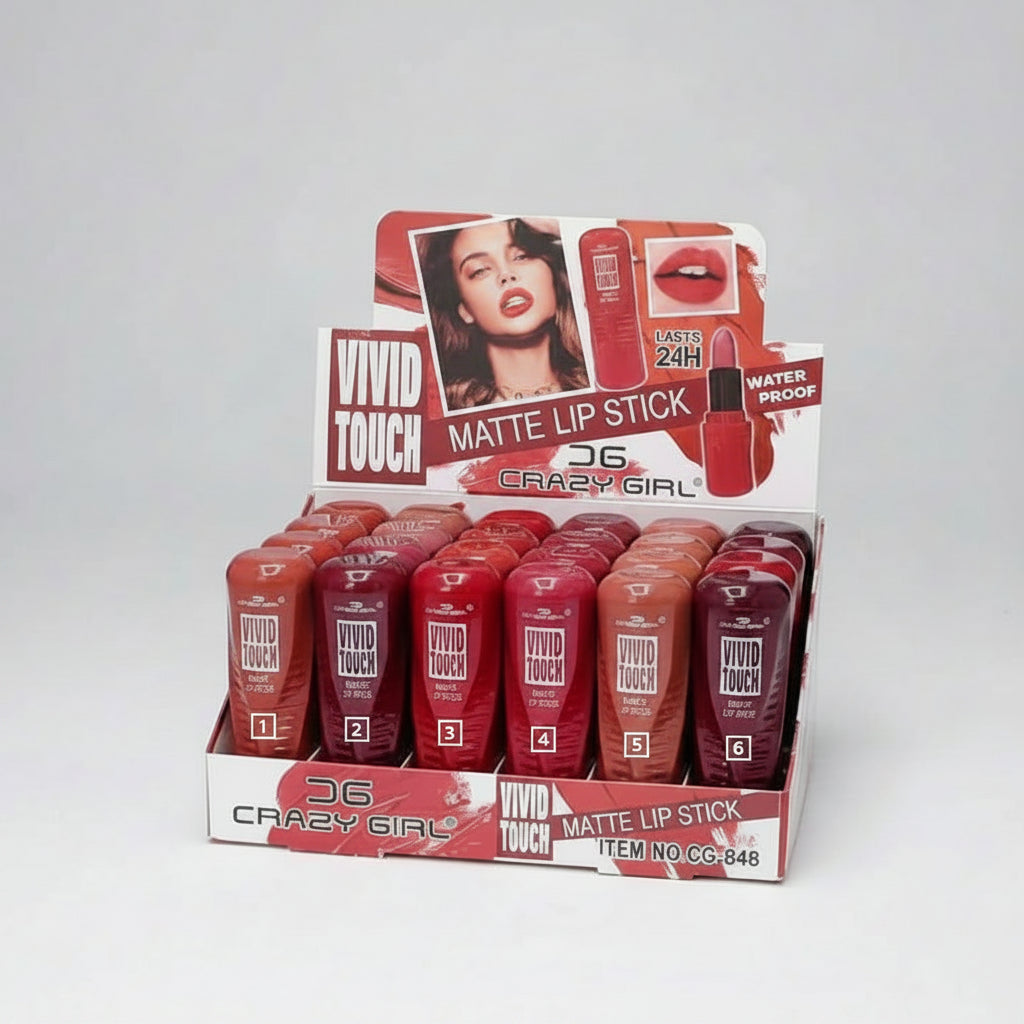 DG Crazy Girl Vivid Touch Waterproof Matte Lipstick