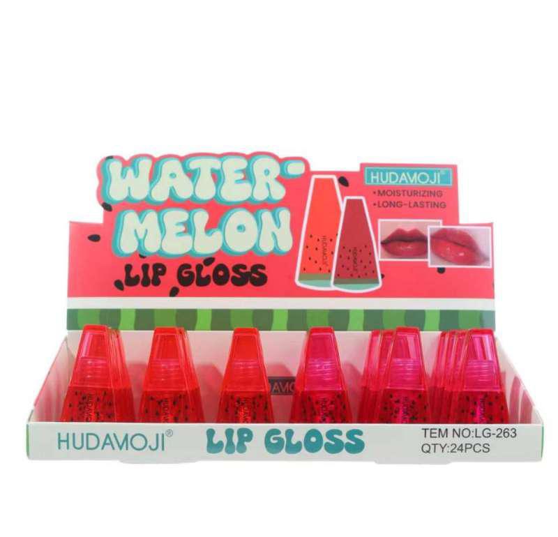 Hudamoji Watermelon Lip Gloss - Each