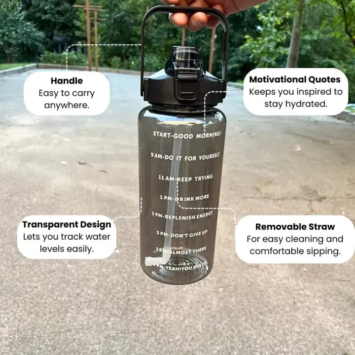 2L Crystal Clear Water Bottle