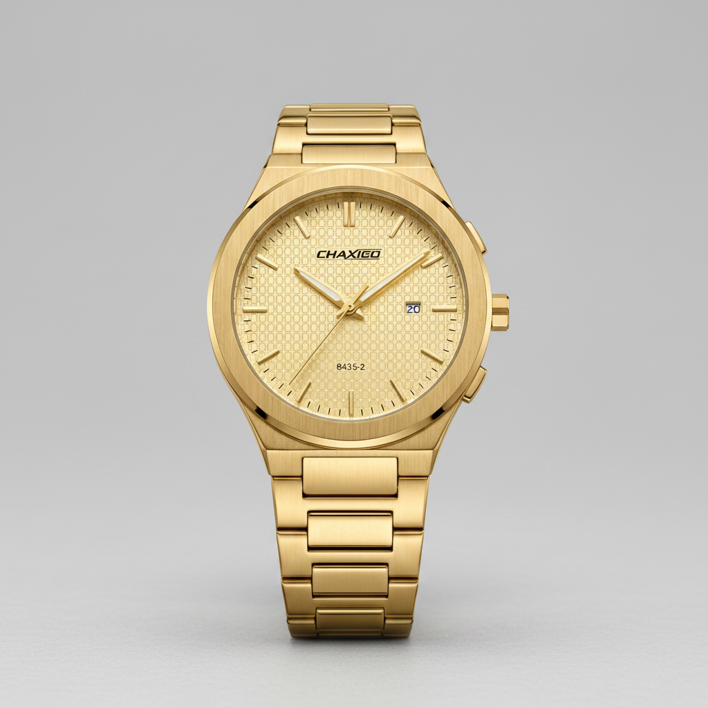 Chaxigo Heritage Gold-ToneChronograph Men's Watch