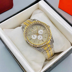 TIMEES Men’s Luxury Crystal Watch