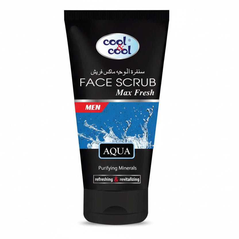 Cool & Cool Aqua Max Fresh Face Scrub for Men