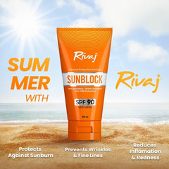 Rivaj UK SPF90 Sunblock - 40ml