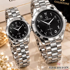 GOLDSTON Pair Set Luxury Watches for Men & Women with Brand Box