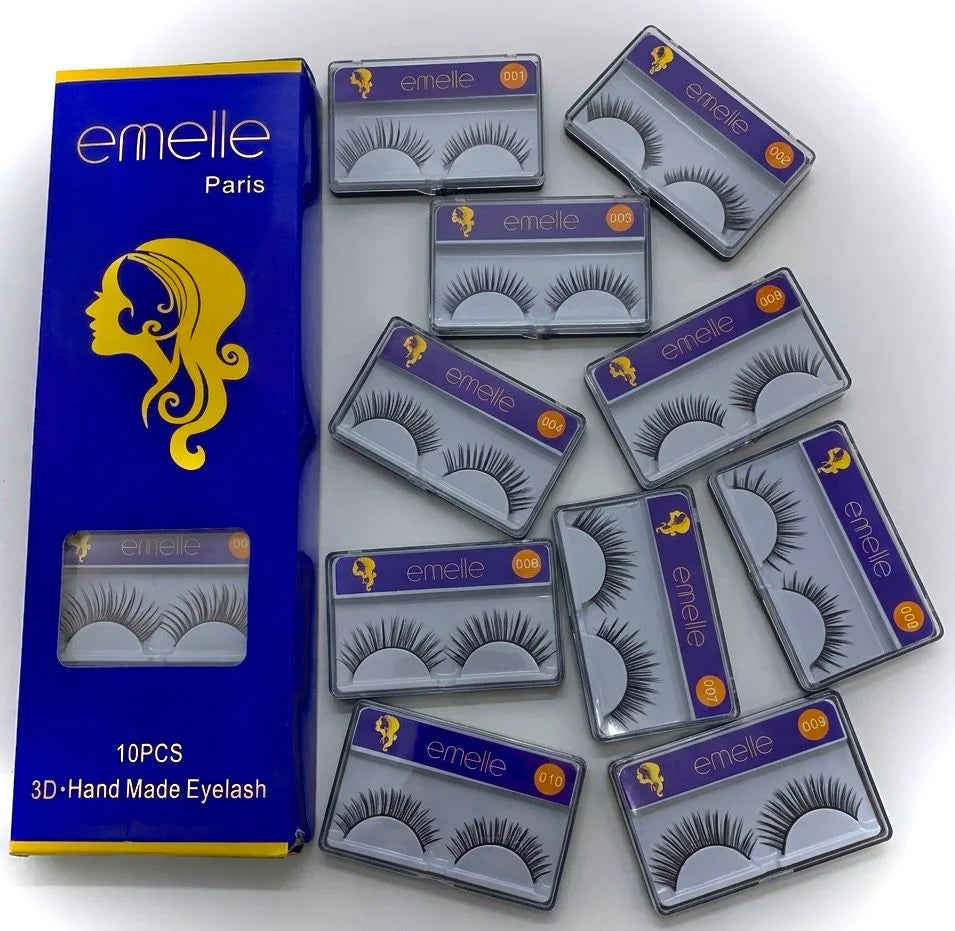 Emelle Paris 3D handmade eyelash - 10 Pcs Set