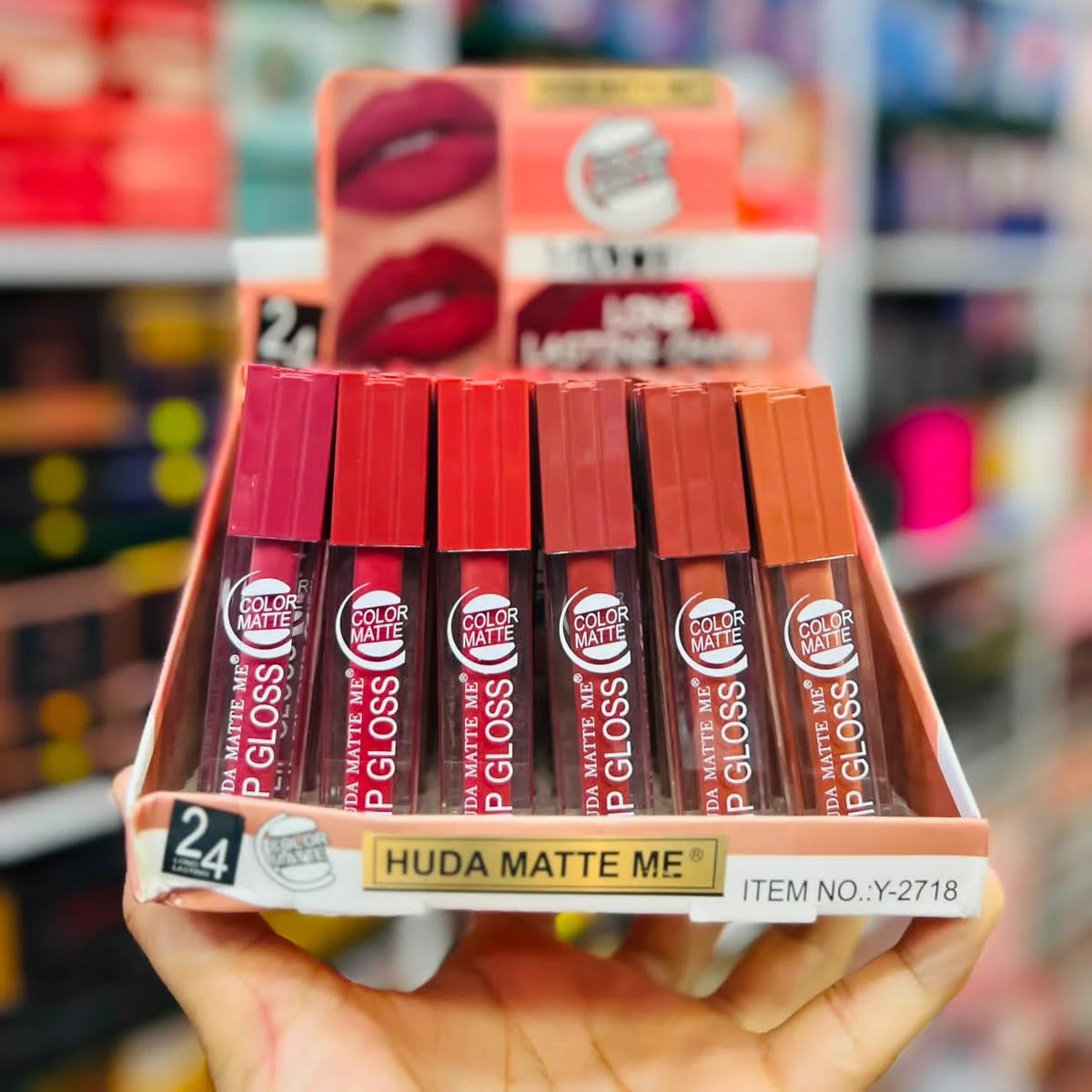 Huda Matte Me Color matte lip gloss
