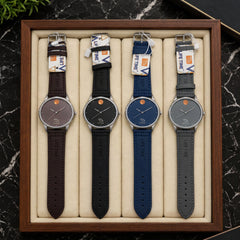 Life Time Minimalist Analog Wristwatch with Stainless Steel Case