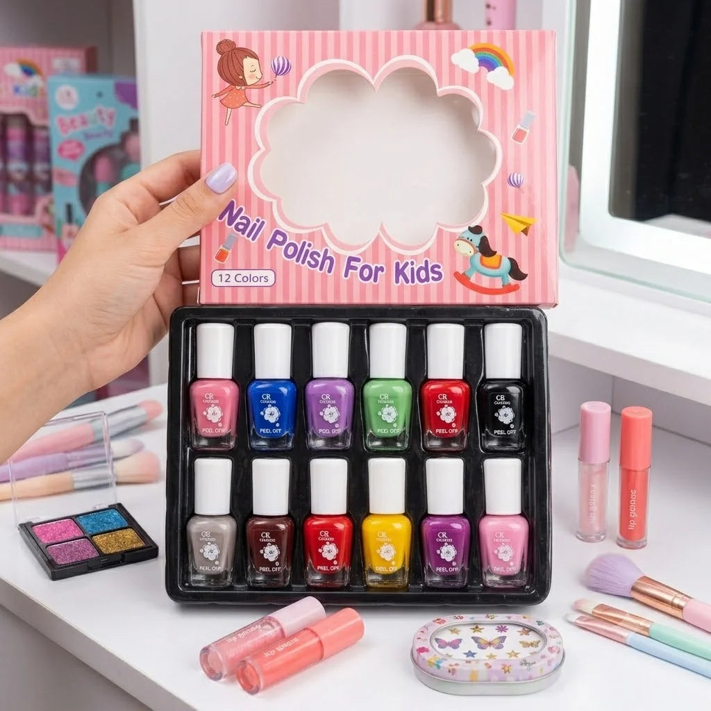 CR Nail polish for kids - 12Pcs