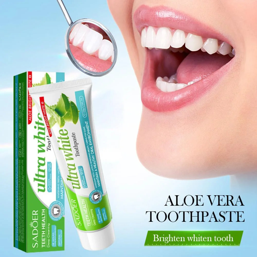 Sadoer Ultra White & Bright Aloevera Toothpaste - 100g