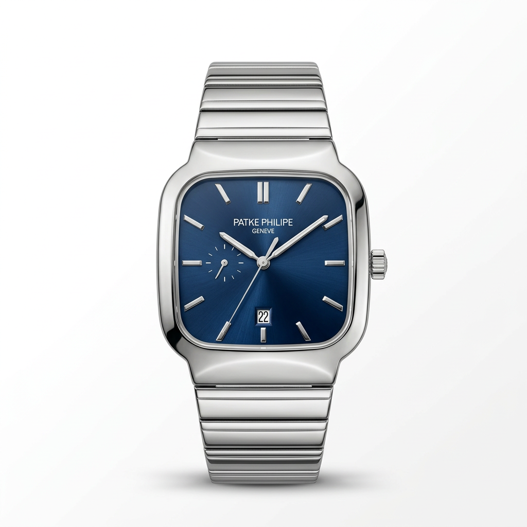 Patek Philippe Geneve silver-tone analog watch