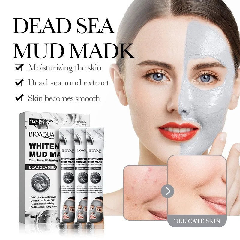 Bioaqua Dead Sea Whitening Mud Mask 8g*10 Pcs
