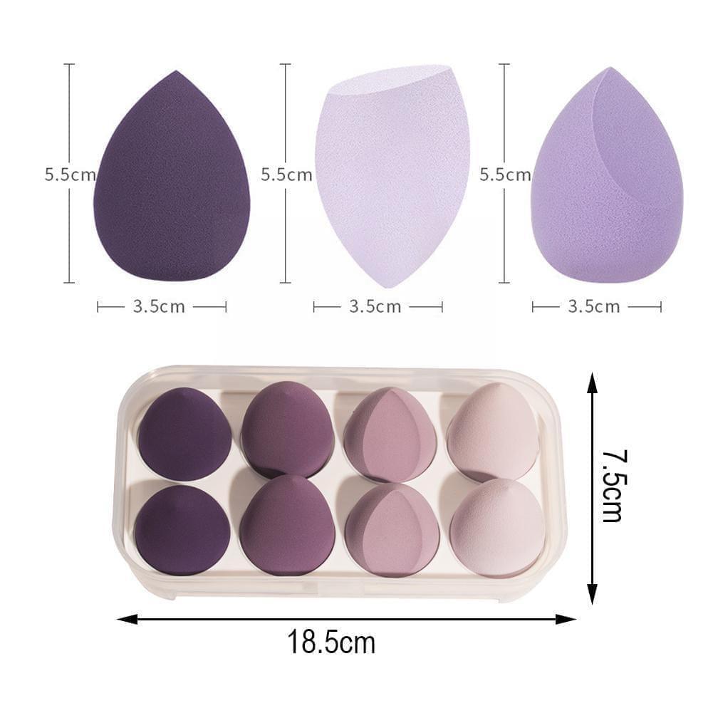 Makeup Blender Puff - 8pcs Each