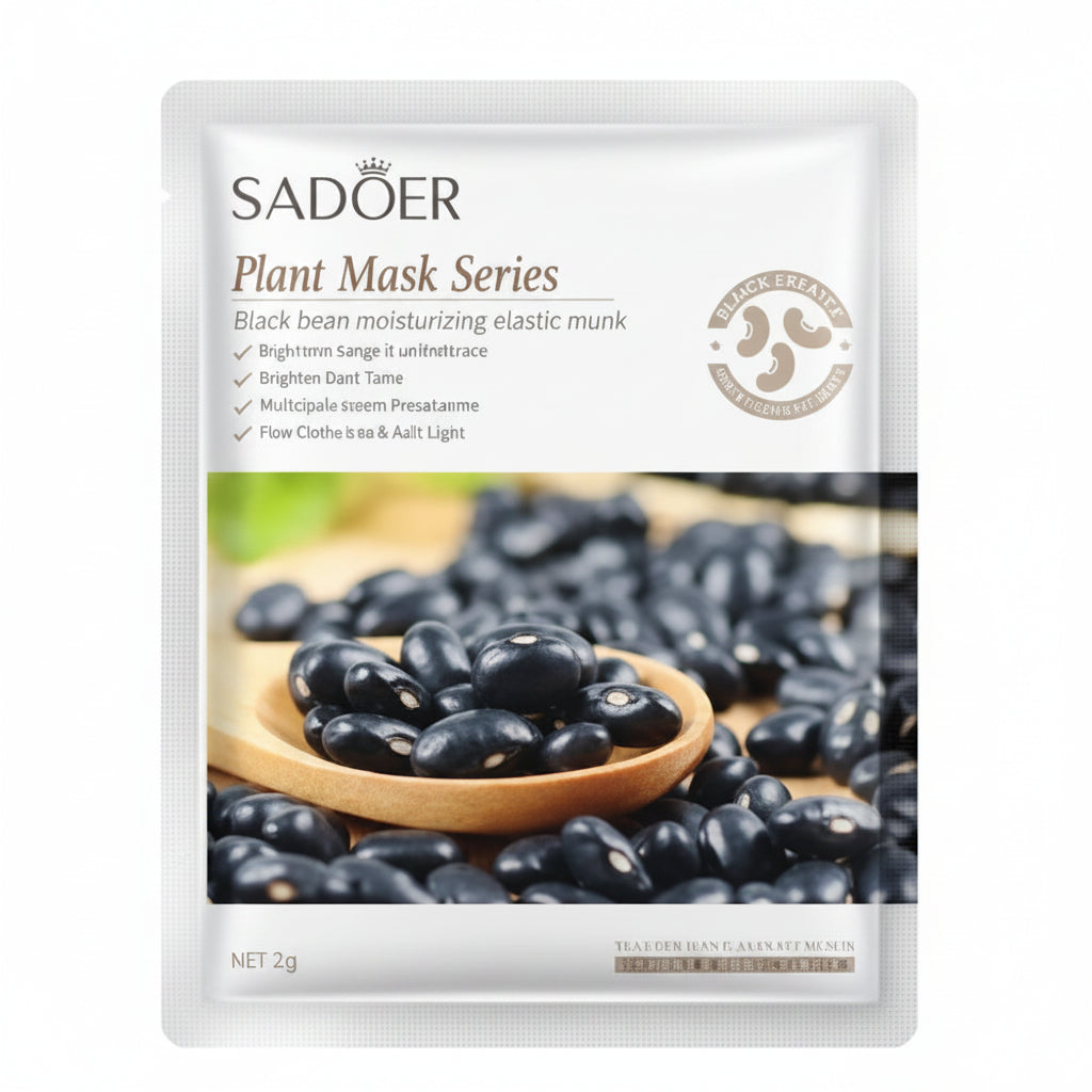 SADOER Plant Mask Series Black Bean Moisturizing Elastic Mask
