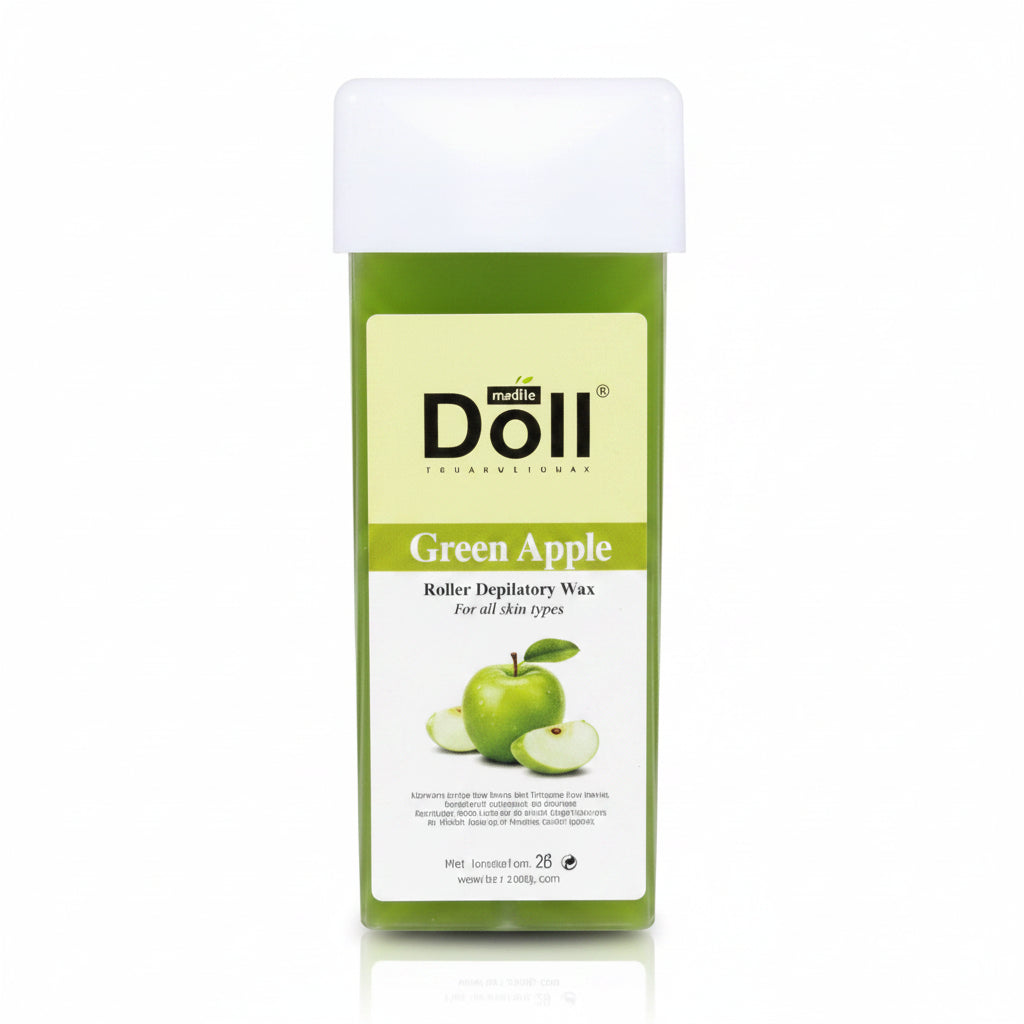 Doll Green Apple Roller Depilatory Wax Cartridge - 100g