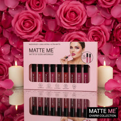 Fflomror 12-Piece Matte Lip Gloss Pack