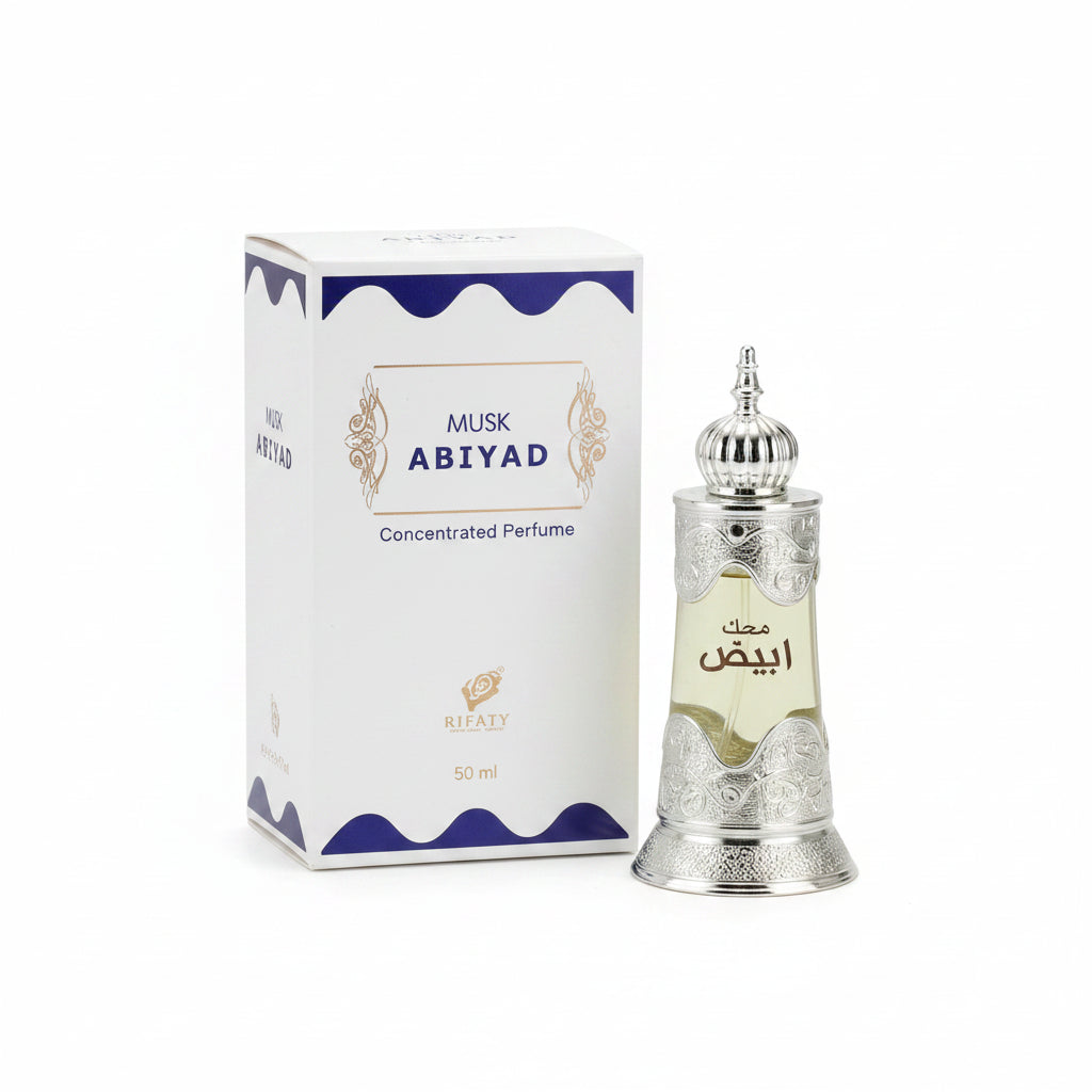 Afnan Musk Abiyad Concentrated Perfume Oil – 20ml