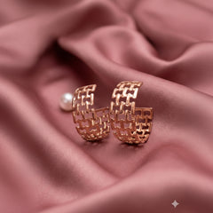 Grecian hoop earrings