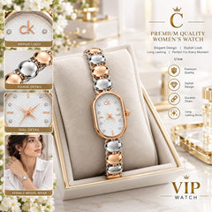 CK Diamond Cut Glass Watch With Box
