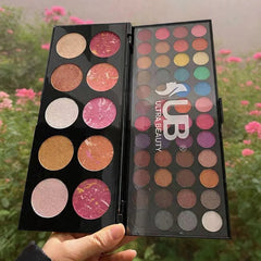 Ultra Beauty Makhmali + Matte Touch Eyeshadow Palette - 58 Colors