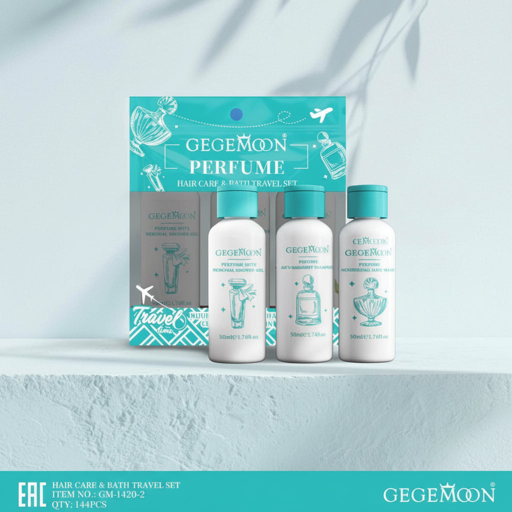Gegemoon Perfume Hair Care & Bath Travel Set – 50ml