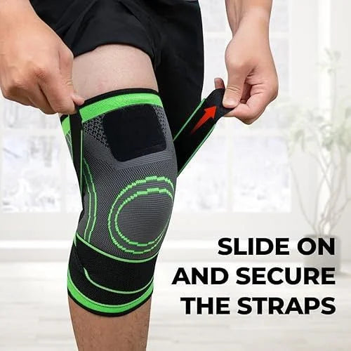 Adjustable Sports Compression Knee Brace-Each