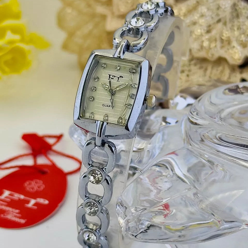 FT Ladies Fancy Watch – Elegant Nugina Chain & Dial