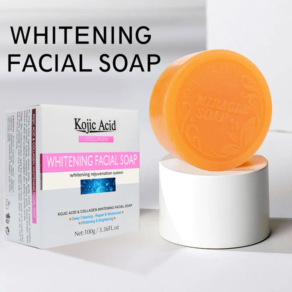 Kojic Acid Collagen Whitening Facial Soap - 100g
