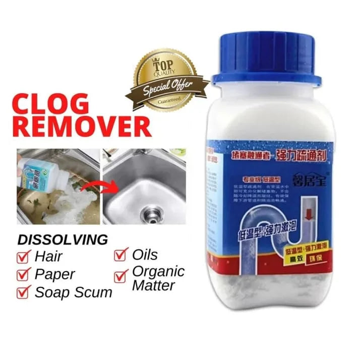 Dredge Pipeline Dredging Agent Drain Cleaner Powder - 280gm