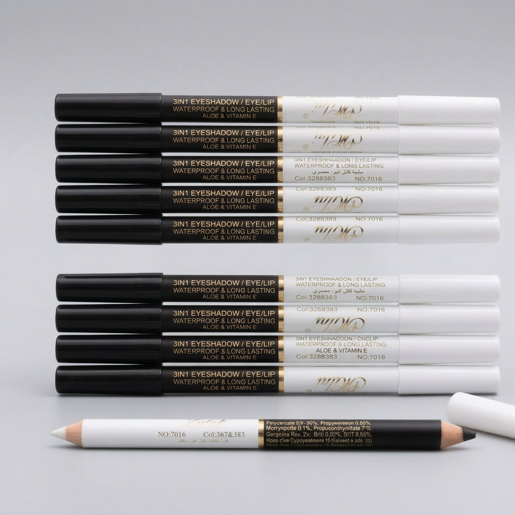Zulali White Black Eye Pencil