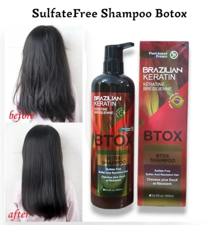 Brazilian Keratin Botox Shampoo Sulfate Free - 900ml