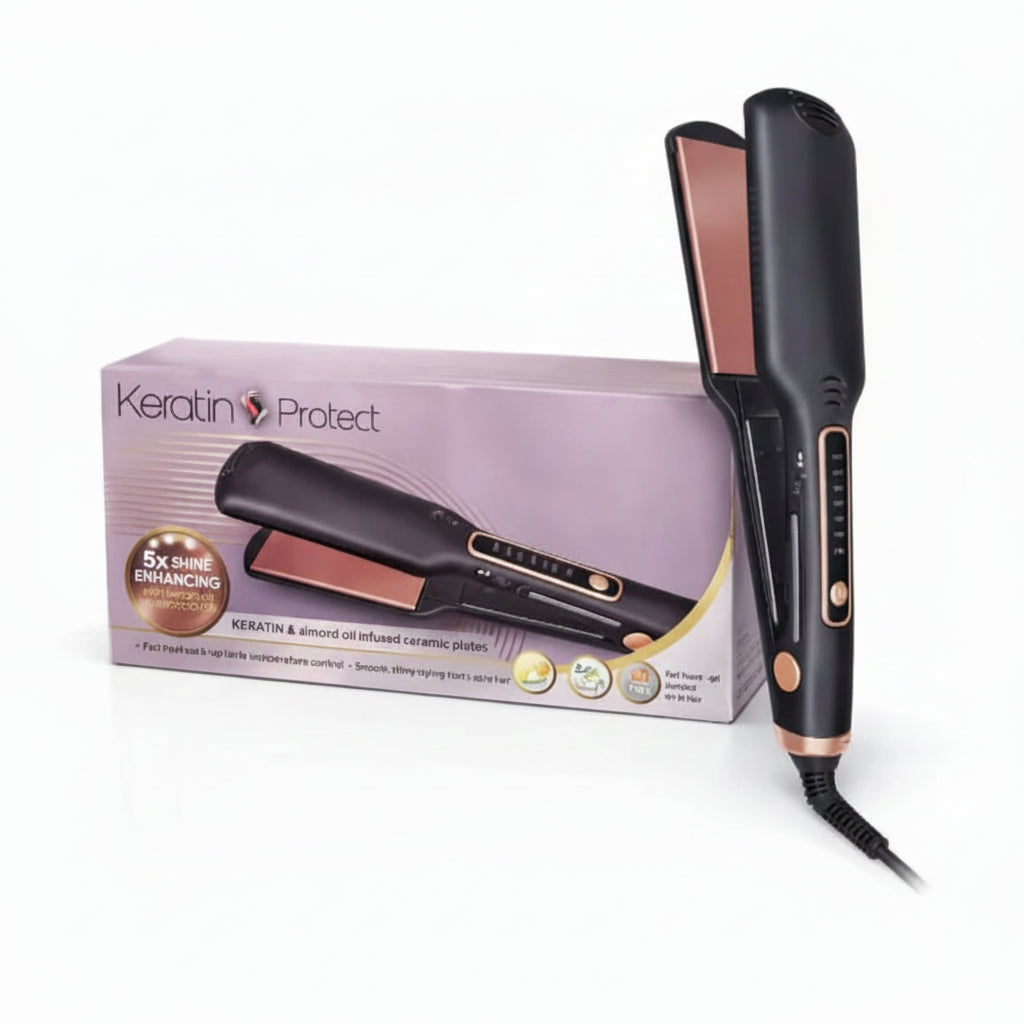 Keratin Protect Hair Straightener 3x Shine Enhance
