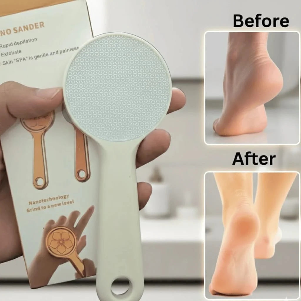 Nano Glass Foot File Scrubber Everyday Foot Care - Each