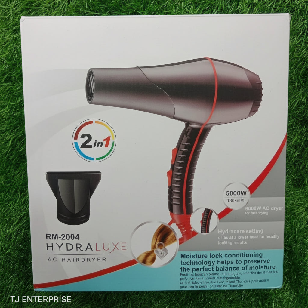 Professional Hair Dryer RM-2004 – Fast &amp; Smooth Hair Styling Tool