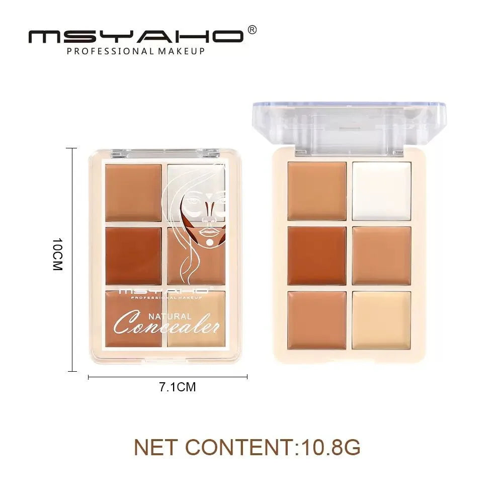 MSYAHO 6 Colors Concealer Palette
