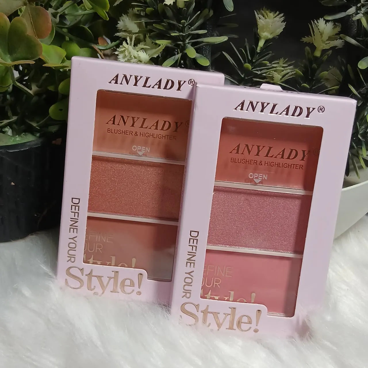 Anylady Define Your Style Blusher & Highlighter palette