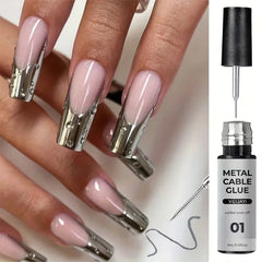 Xeijayi Gold n Silver Metallic Cable Glue Gel - 2 Pcs