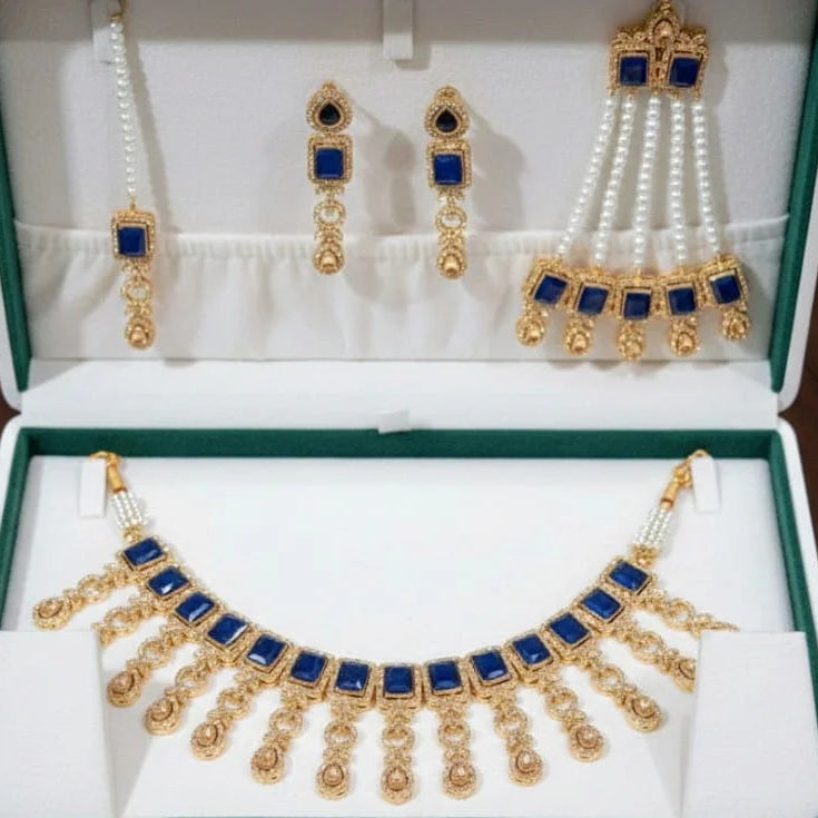 Zircon Necklace Set for Women – AD Super Design Premium Quality