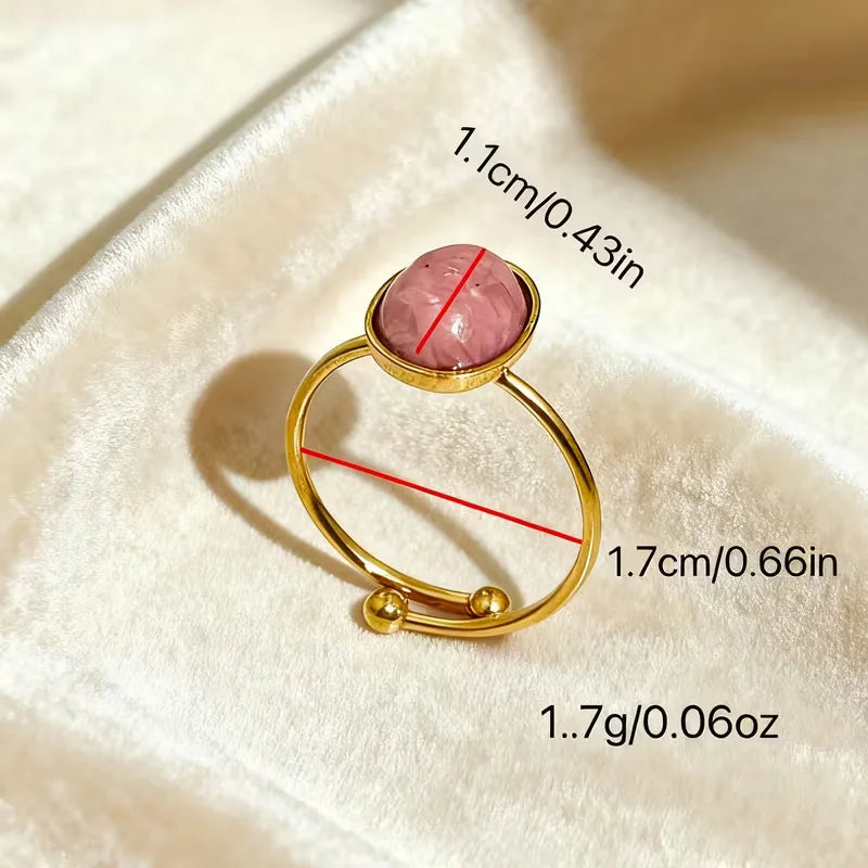 Cat eye Adjustable ring