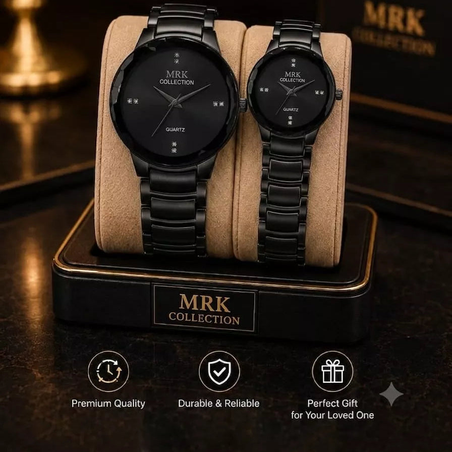 MRK Men's Stainless Steel Chain Watch  = With Box