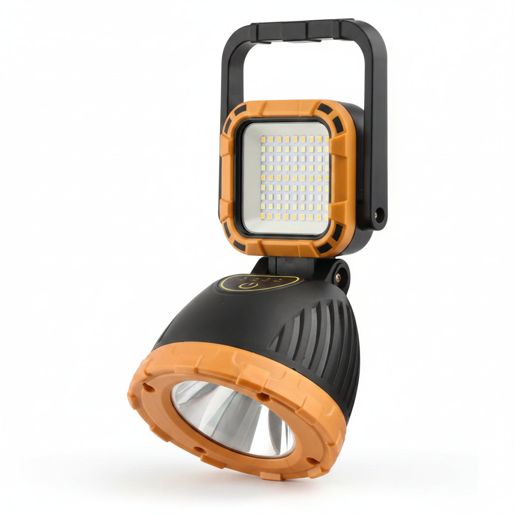 Source Light Multifunctional 4-in-1 Solar Flashlight USB Rechargeable with 5000mAh Power Bank