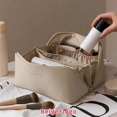 Large Capacity Cosmetic Bag Portable Makeup Pouch