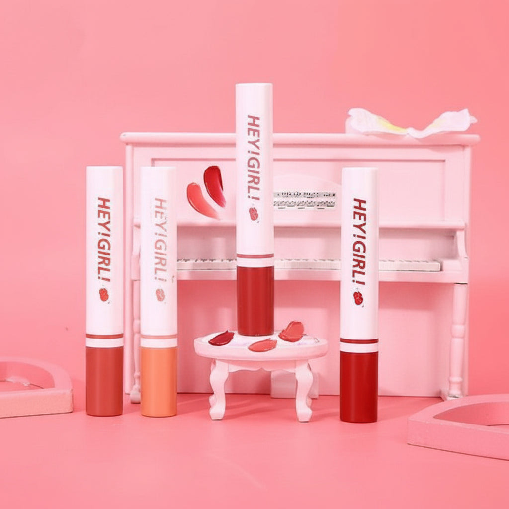 Heng Fang Hey Girl Velvet Matte Lipsticks - Pack Of 4
