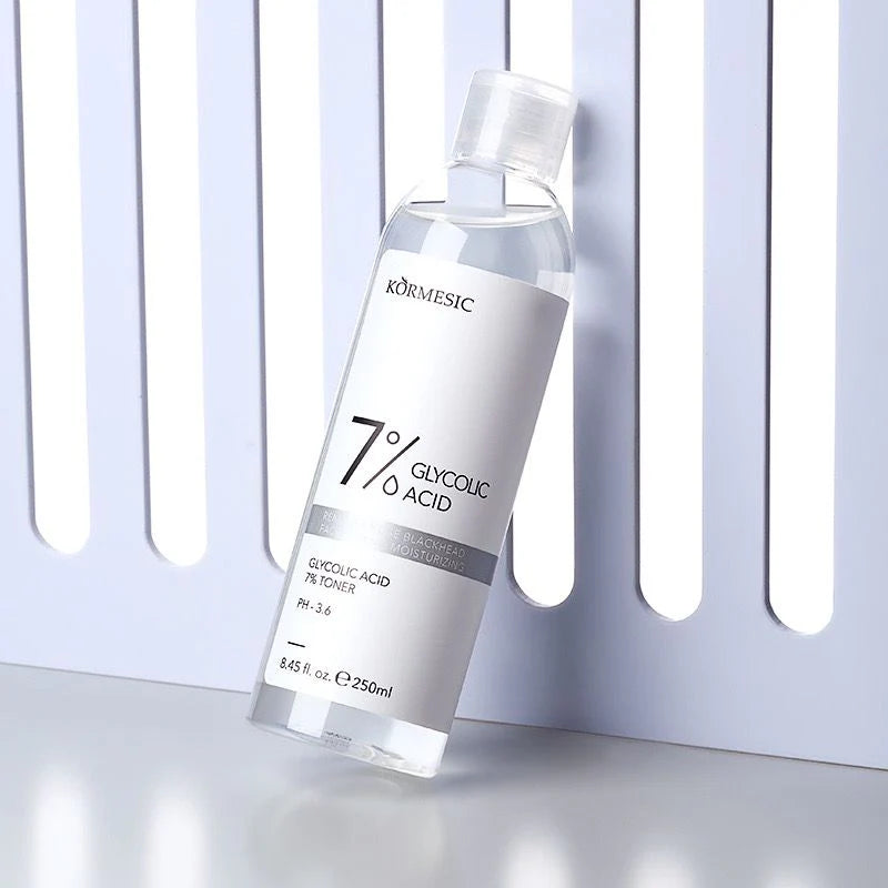 KORMESIC 7% Glycolic Acid Blackhead Remover Face Firming Moisturizing Toner - 250ml
