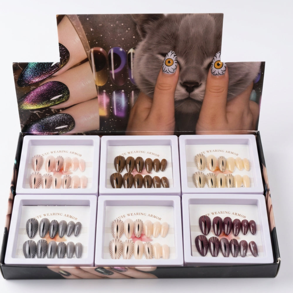 Magnetic Artificial Press-On Nails