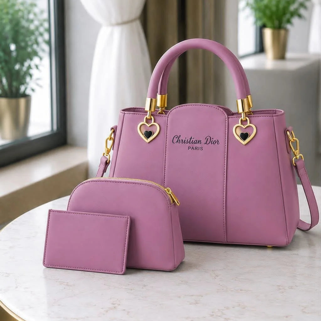 Christian Dior Paris 3 in 1 Handbag Set