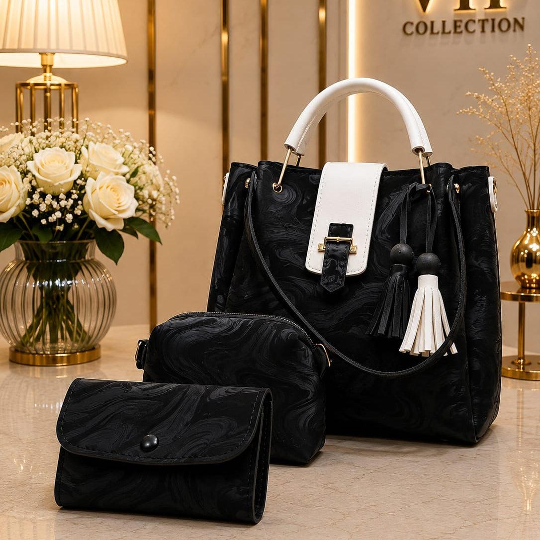 Stylish 3-Piece Handbag SeT for Women