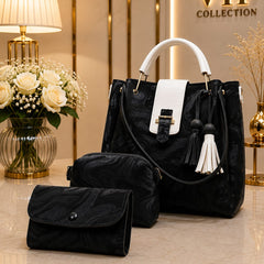 Stylish 3-Piece Handbag SeT for Women
