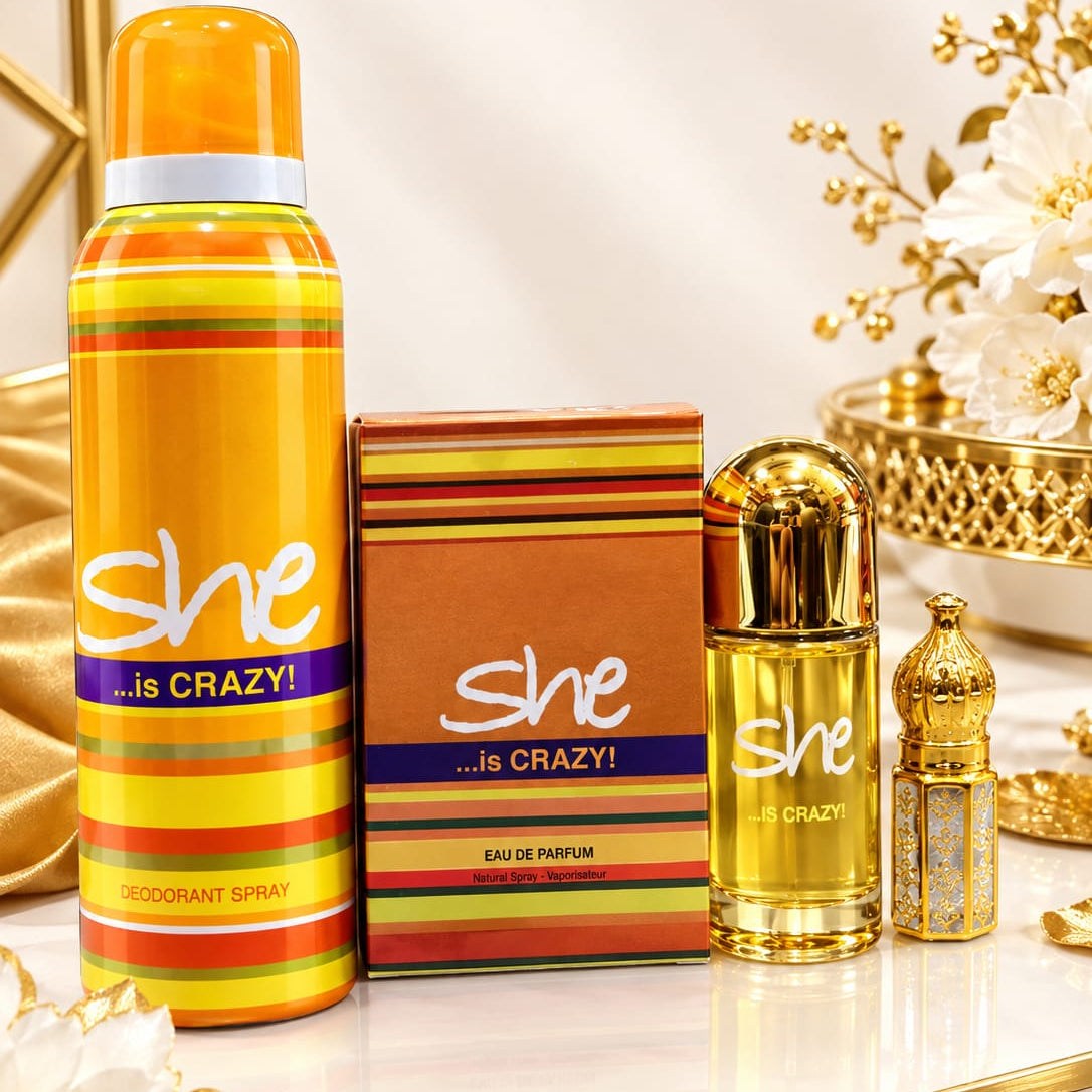 She Perfumes & Fragrance Set  - Deal of 3pcs